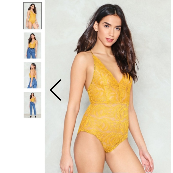Nasty Gal Other - NastyGal Say It to My Lace Bodysuit